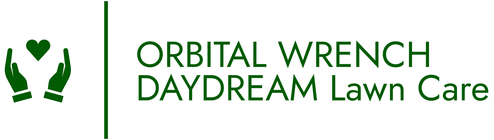 orbital wrench daydream lawn care logo